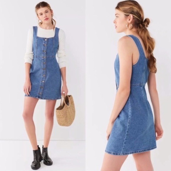 Urban outfitters denim button down dress - Picture 1 of 8